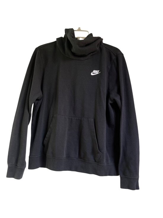 Nike Other - Nike Black Hoodie Sweatshirt L Cotton/Polyester Blend 50e